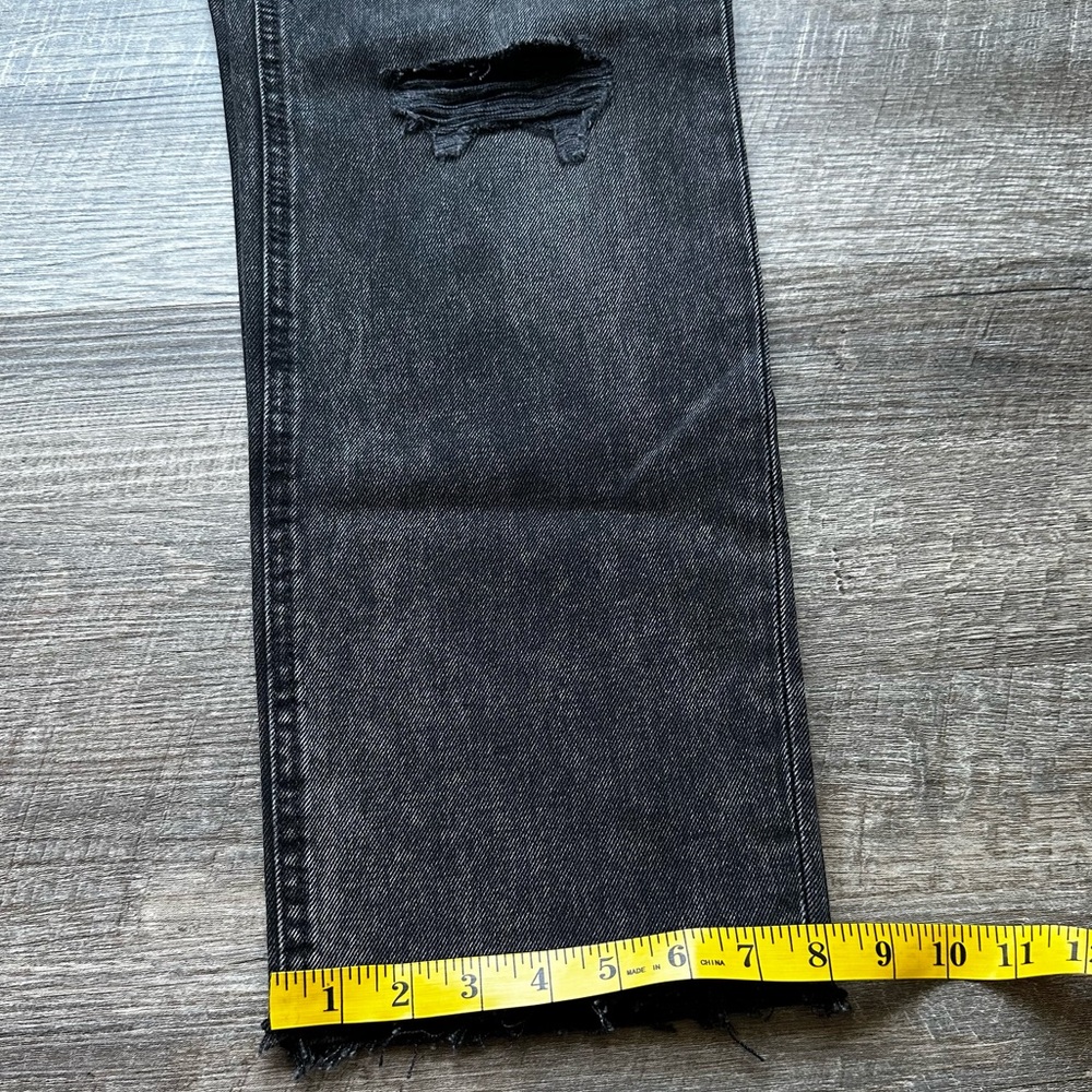 Express NWOT modern straight low rise black jeans women’s size 2 short - Picture 16 of 16